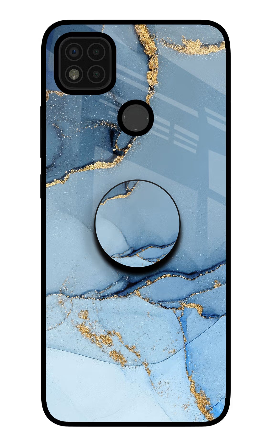Blue Marble Poco C31 Pop Case by Casekaro