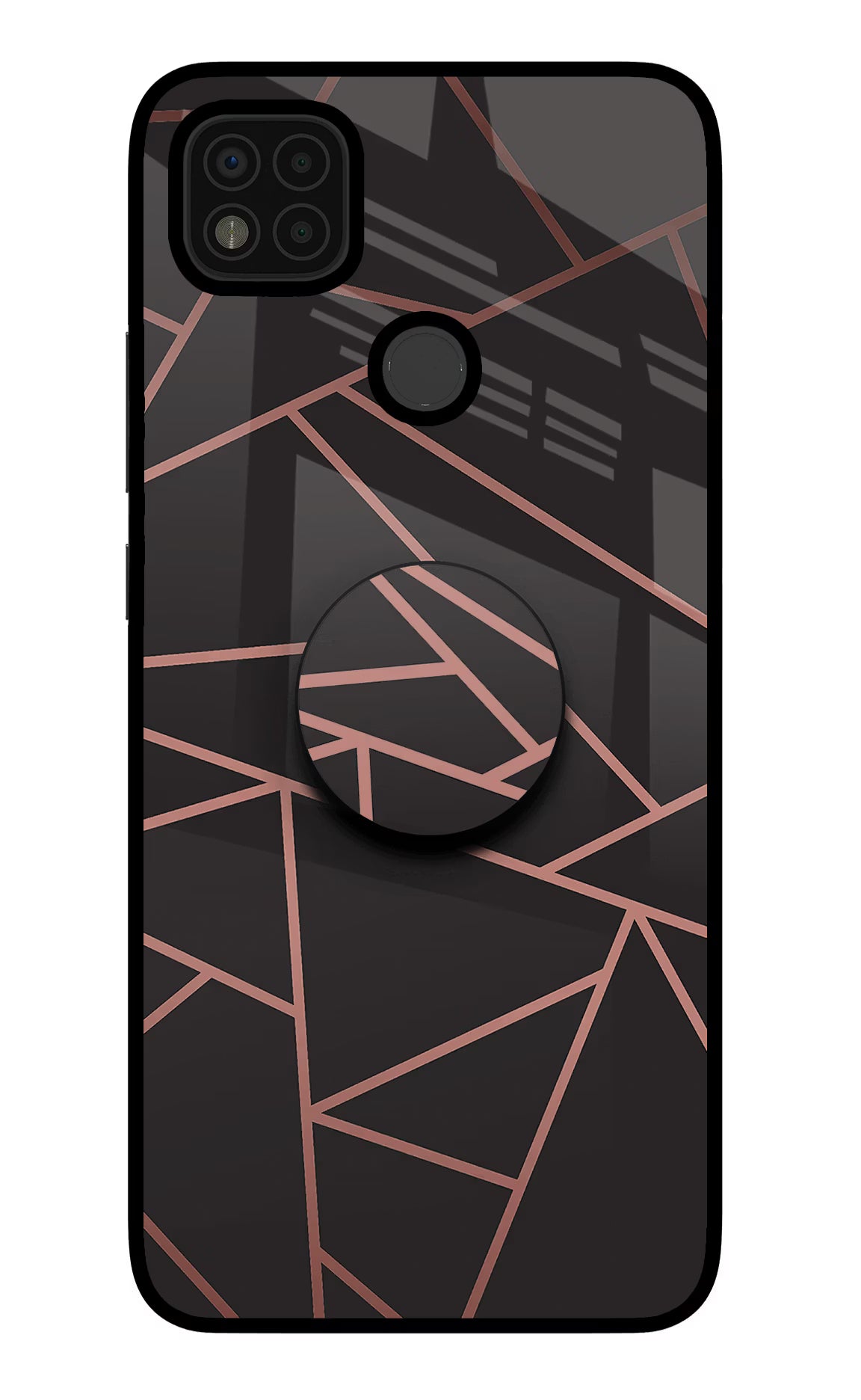 Geometric Pattern Poco C31 Pop Case by Casekaro