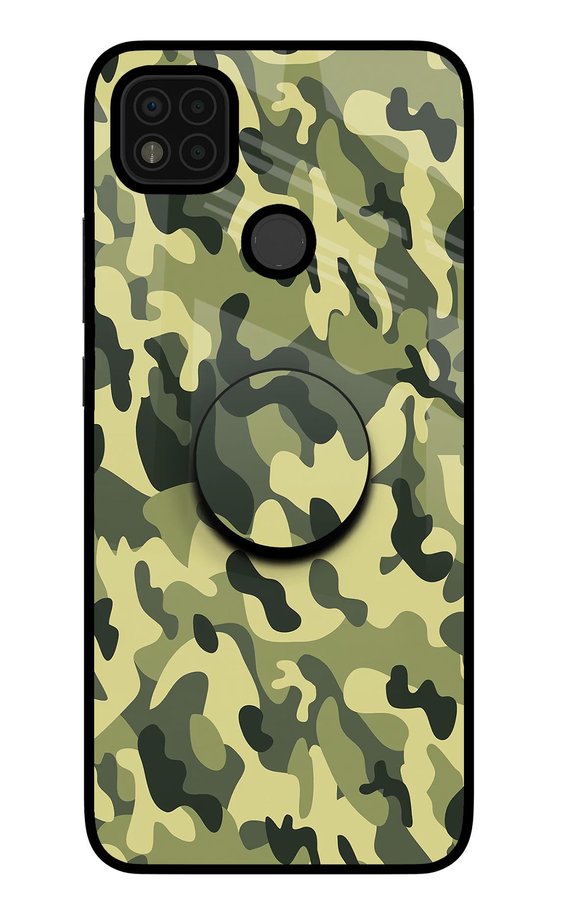 Camouflage Poco C31 Pop Case by Casekaro