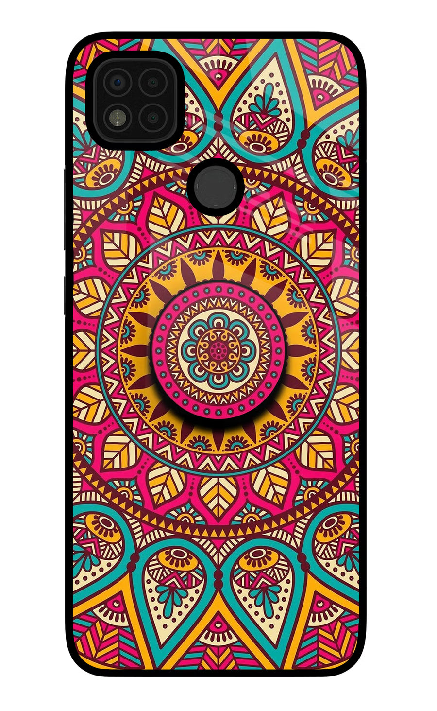 Mandala Poco C31 Pop Case, Glass case