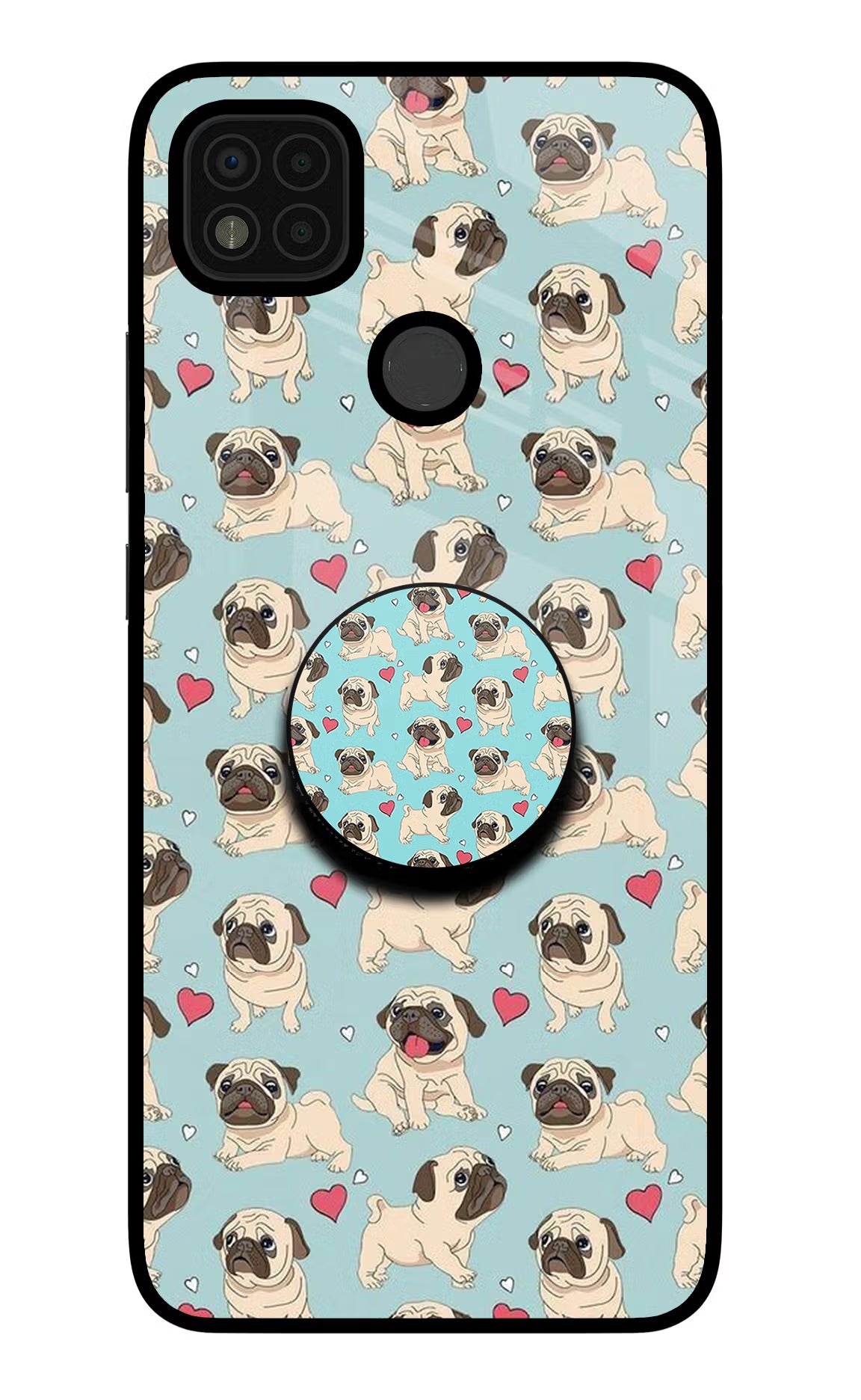Pug Dog Poco C31 Pop Case by Casekaro