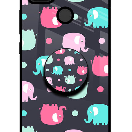 Baby Elephants Poco C31 Pop Case by Casekaro