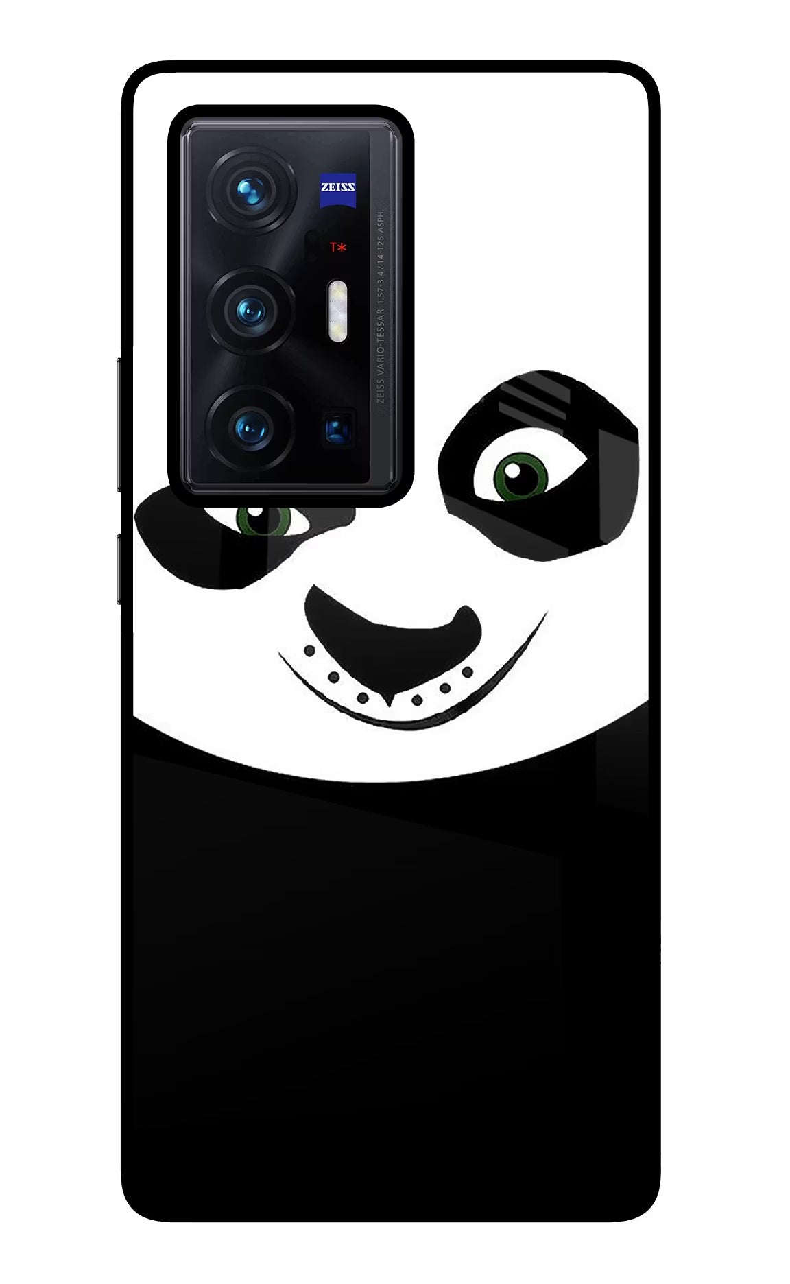 Panda Vivo X70 Pro+ Glass Case Back Cover by Casekaro
