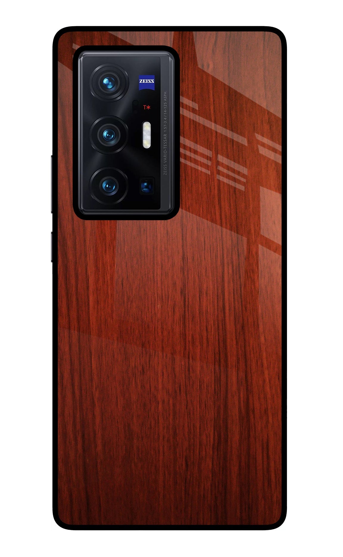 Wooden Plain Pattern Vivo X70 Pro+ Back Cover