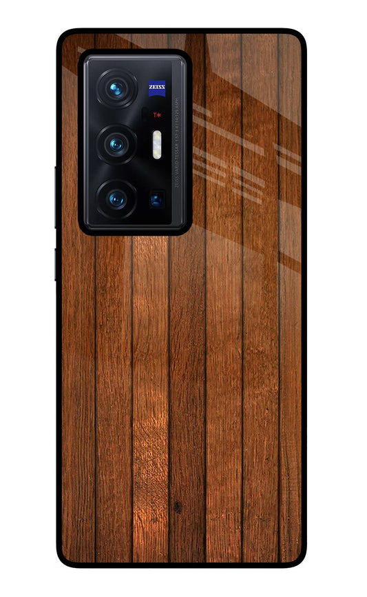 Wooden Artwork Bands Vivo X70 Pro+ Glass Case