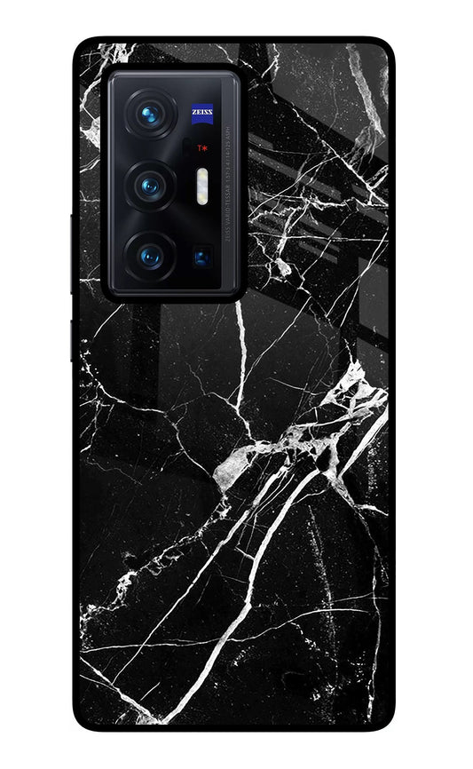 Black Marble Pattern Vivo X70 Pro+ Glass Case