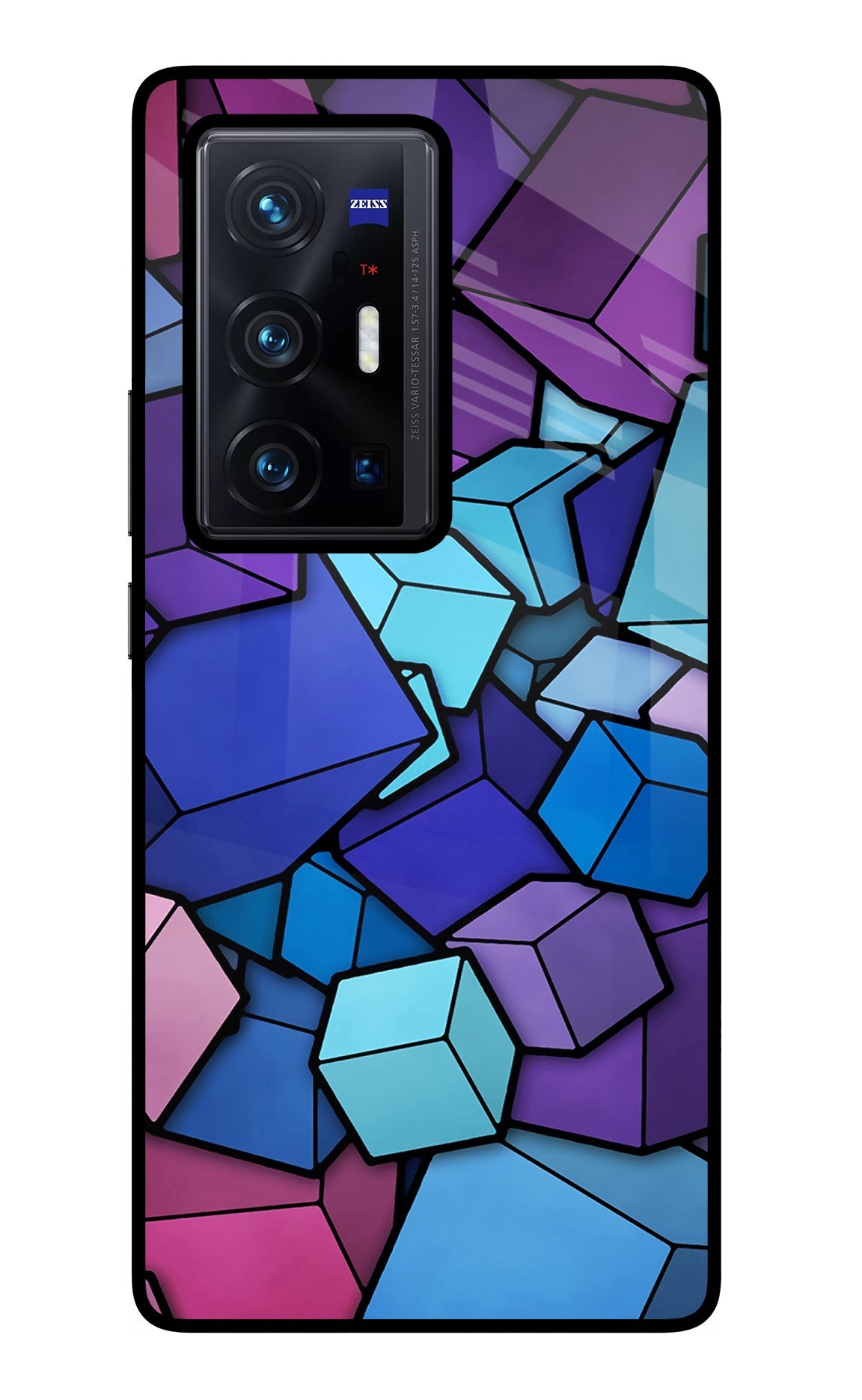 Cubic Abstract Vivo X70 Pro+ Back Cover