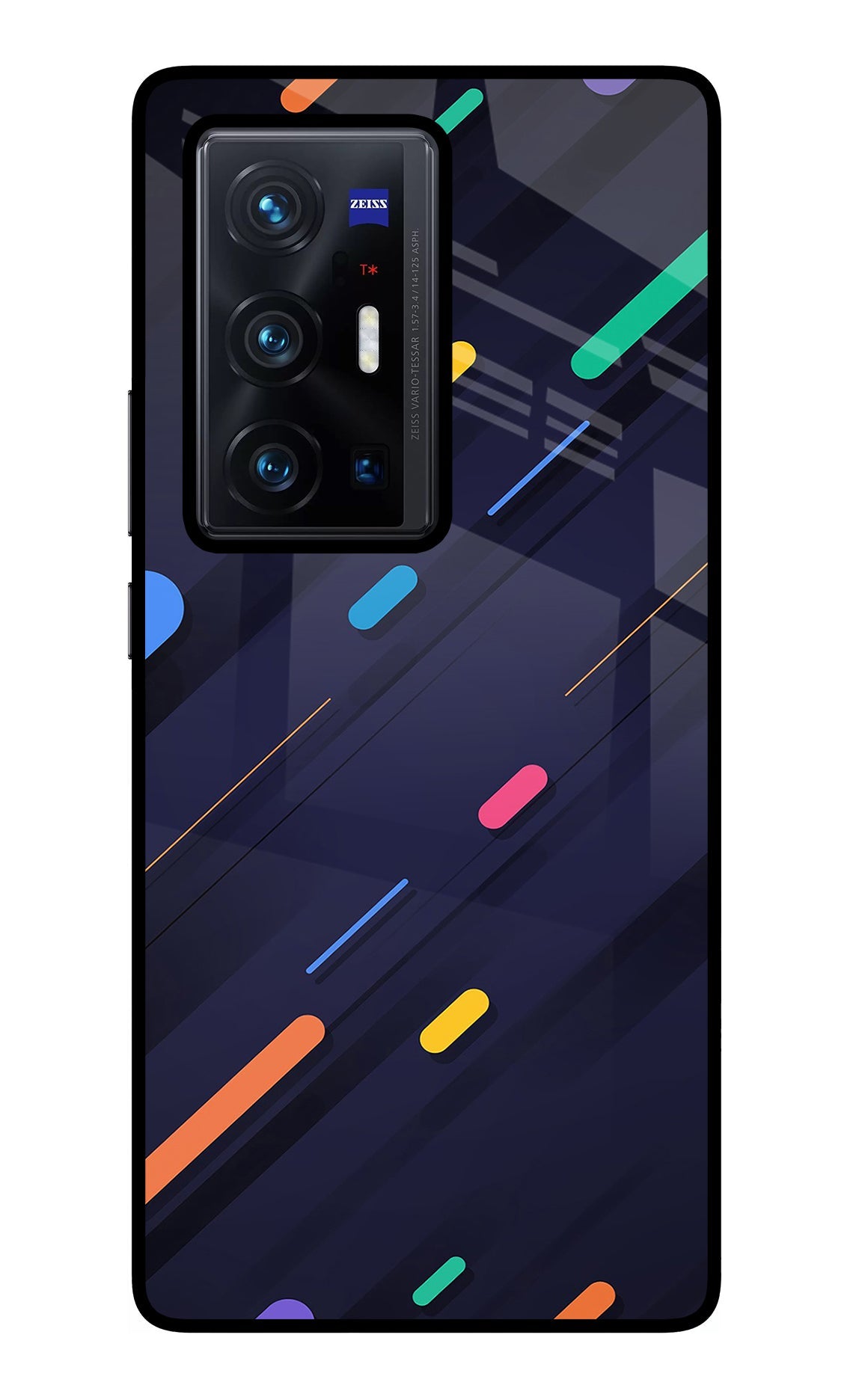 Abstract Design Vivo X70 Pro+ Glass Case