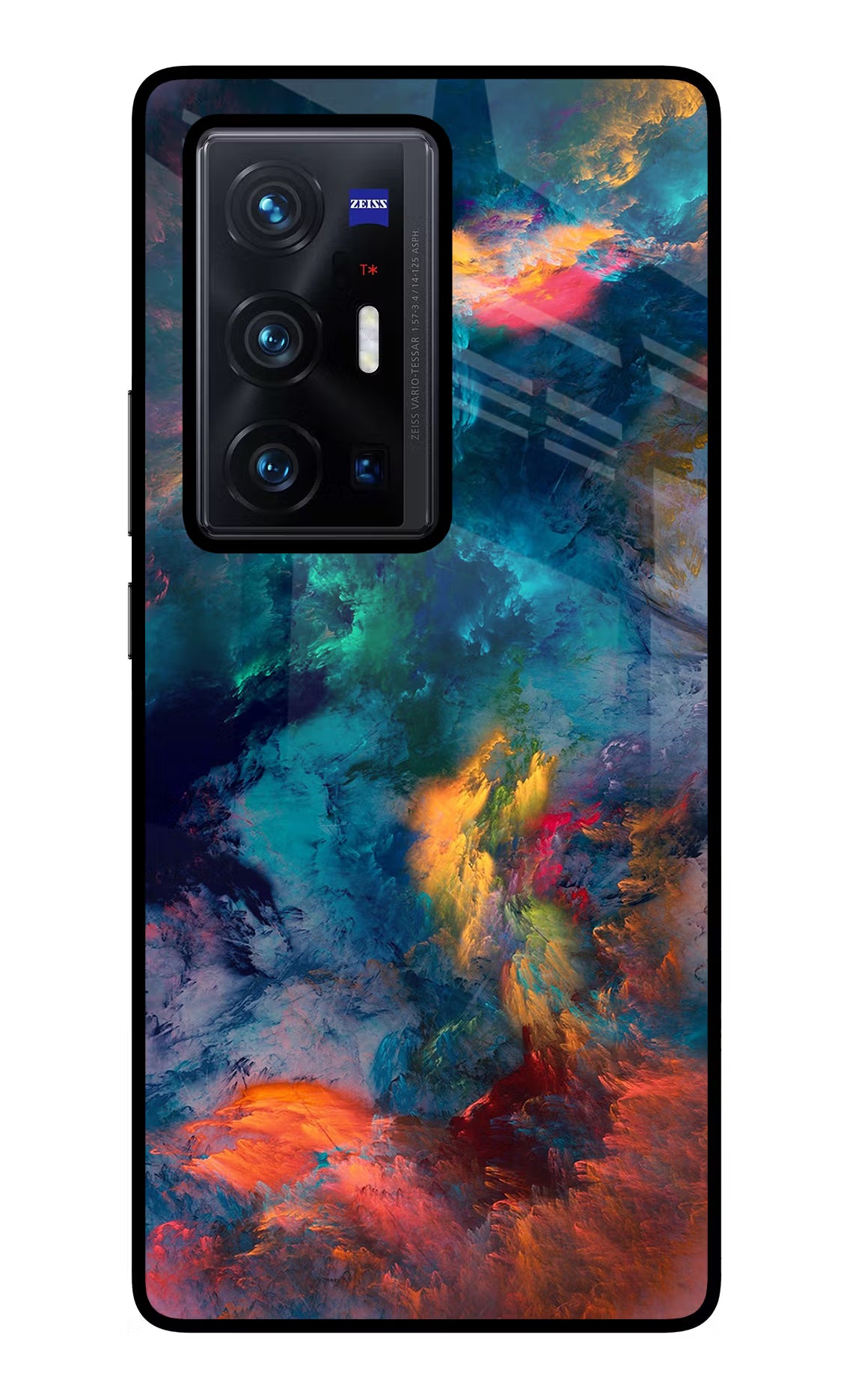 Artwork Paint Vivo X70 Pro+ Glass Case Back Cover by Casekaro