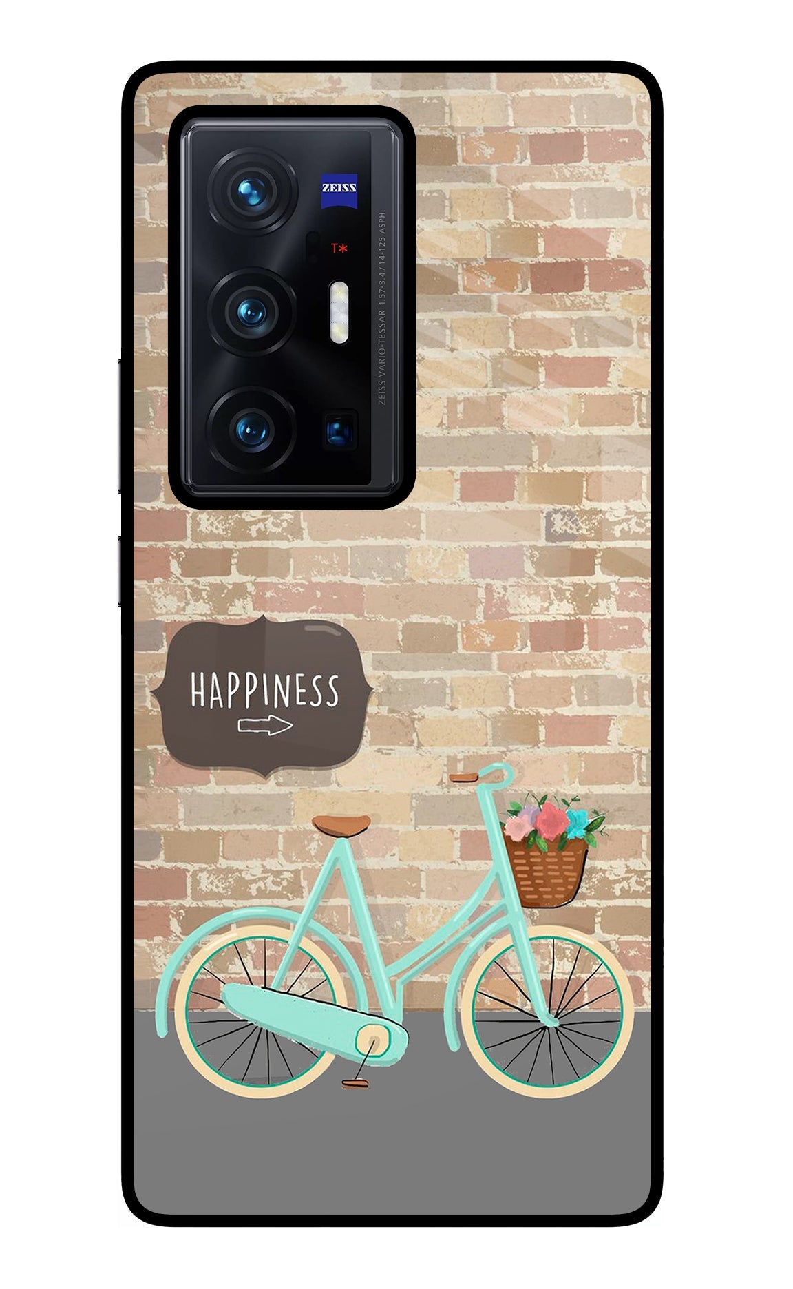 Happiness Artwork Vivo X70 Pro+ Glass Case