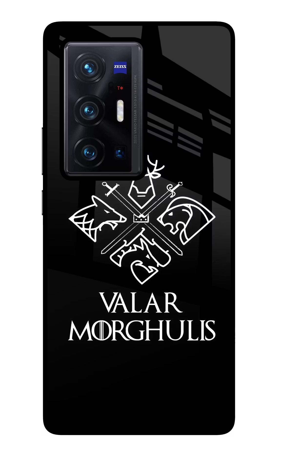 Valar Morghulis | Game Of Thrones Vivo X70 Pro+ Glass Case Back Cover by Casekaro