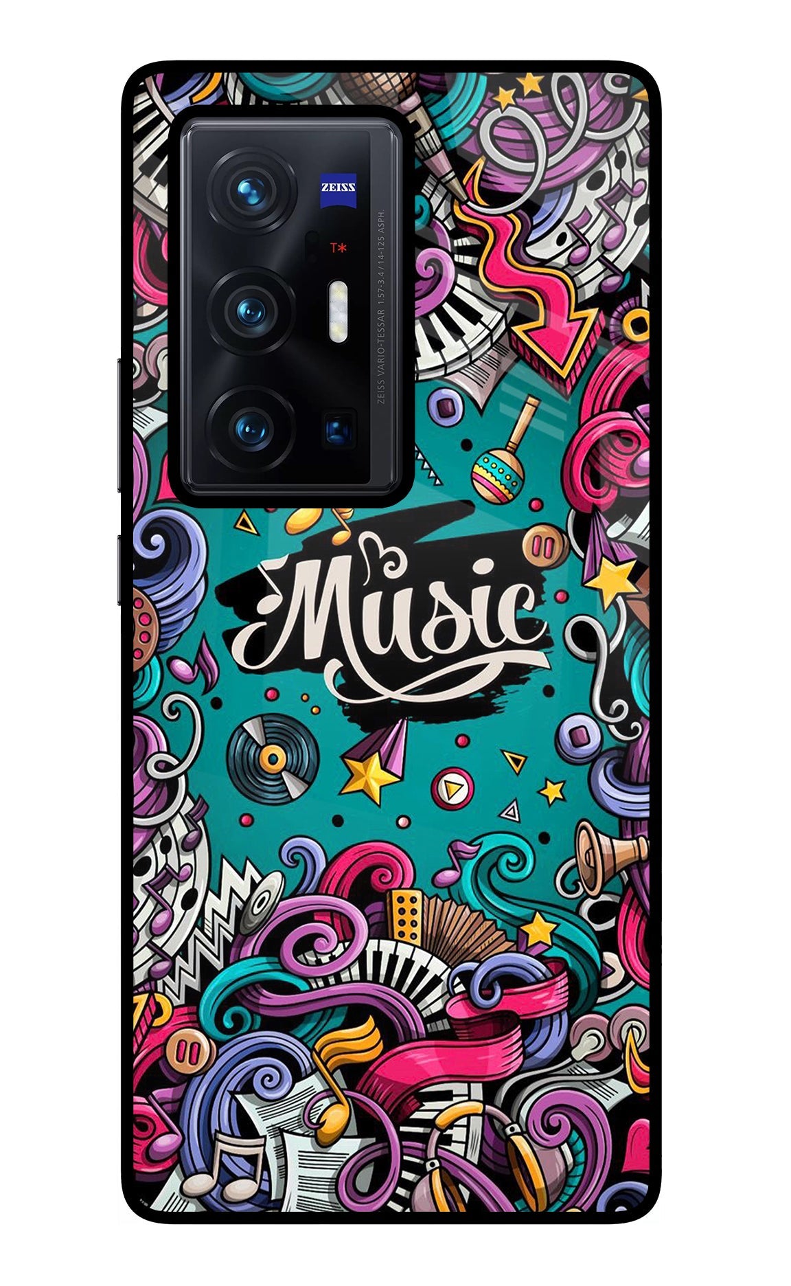 Music Graffiti Vivo X70 Pro+ Back Cover