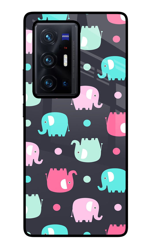 Elephants Vivo X70 Pro+ Glass Case