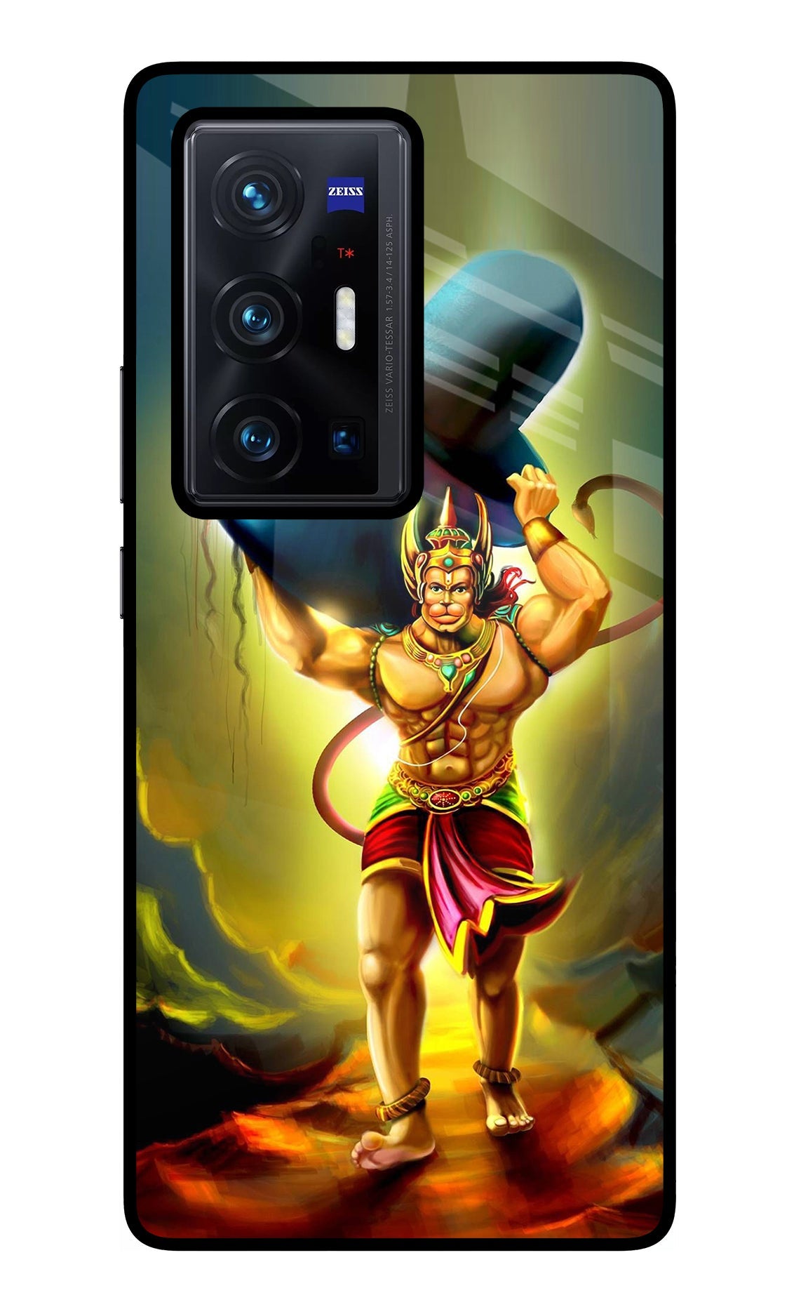 Lord Hanuman Vivo X70 Pro+ Glass Case