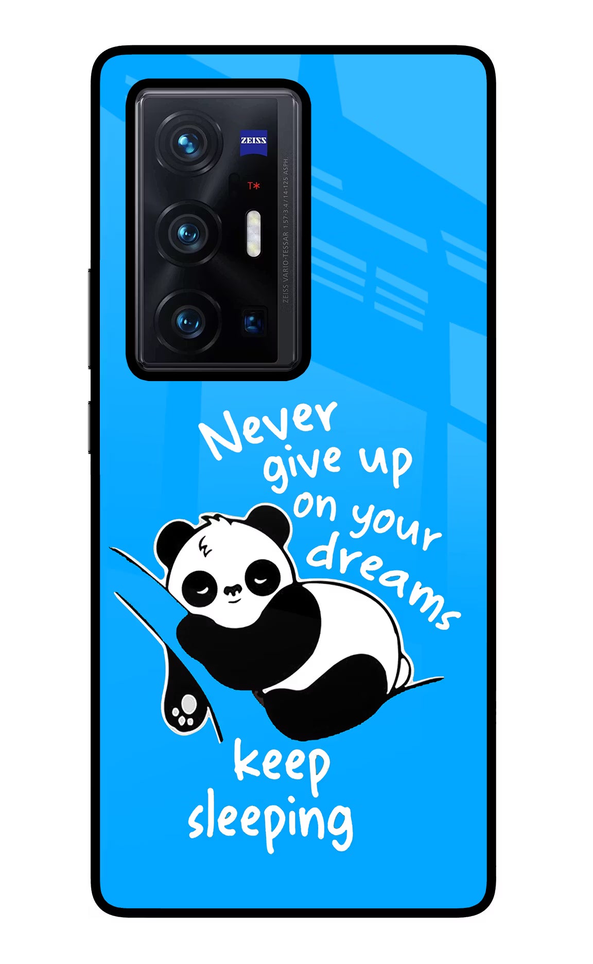 Keep Sleeping Vivo X70 Pro+ Glass Case Back Cover by Casekaro