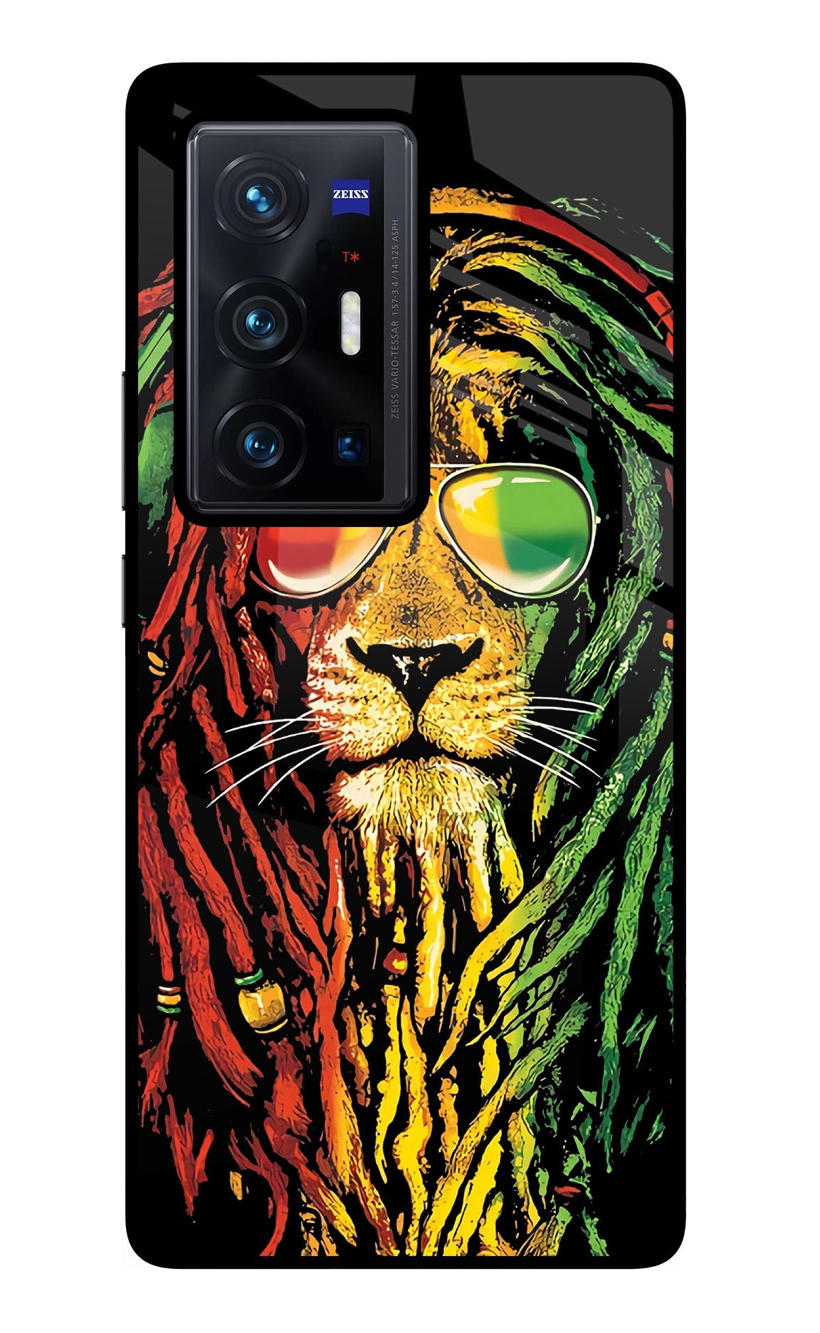 Rasta Lion Vivo X70 Pro+ Glass Case