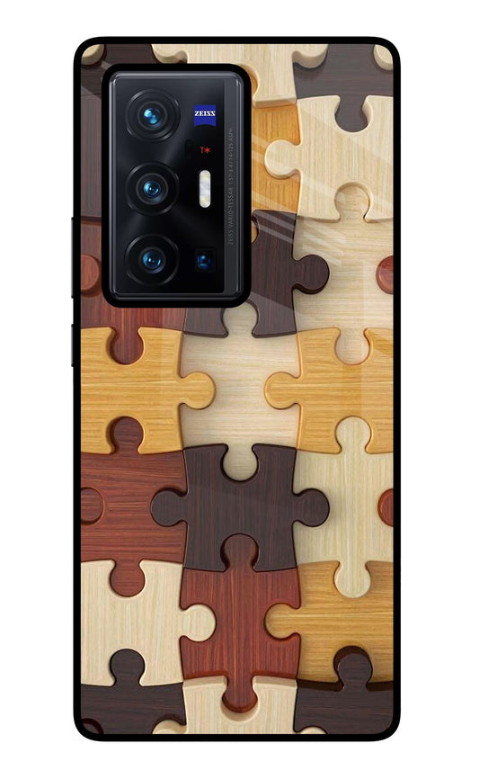 Wooden Puzzle Vivo X70 Pro+ Glass Case