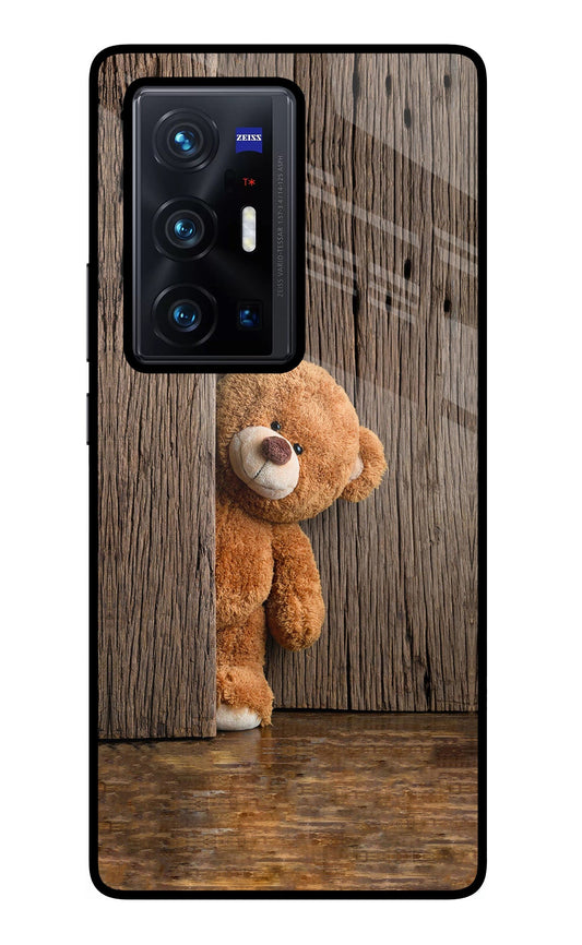 Teddy Wooden Vivo X70 Pro+ Glass Case