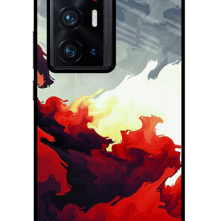 Fire Cloud Vivo X70 Pro+ Glass Case