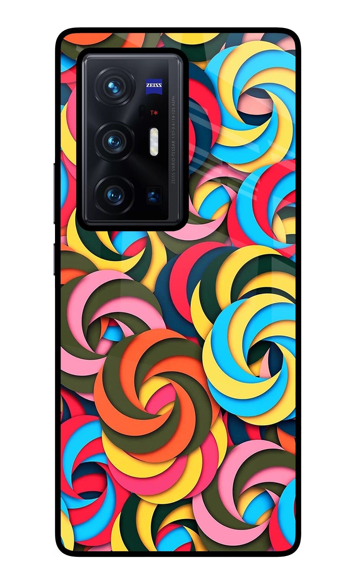 Spiral Pattern Vivo X70 Pro+ Back Cover