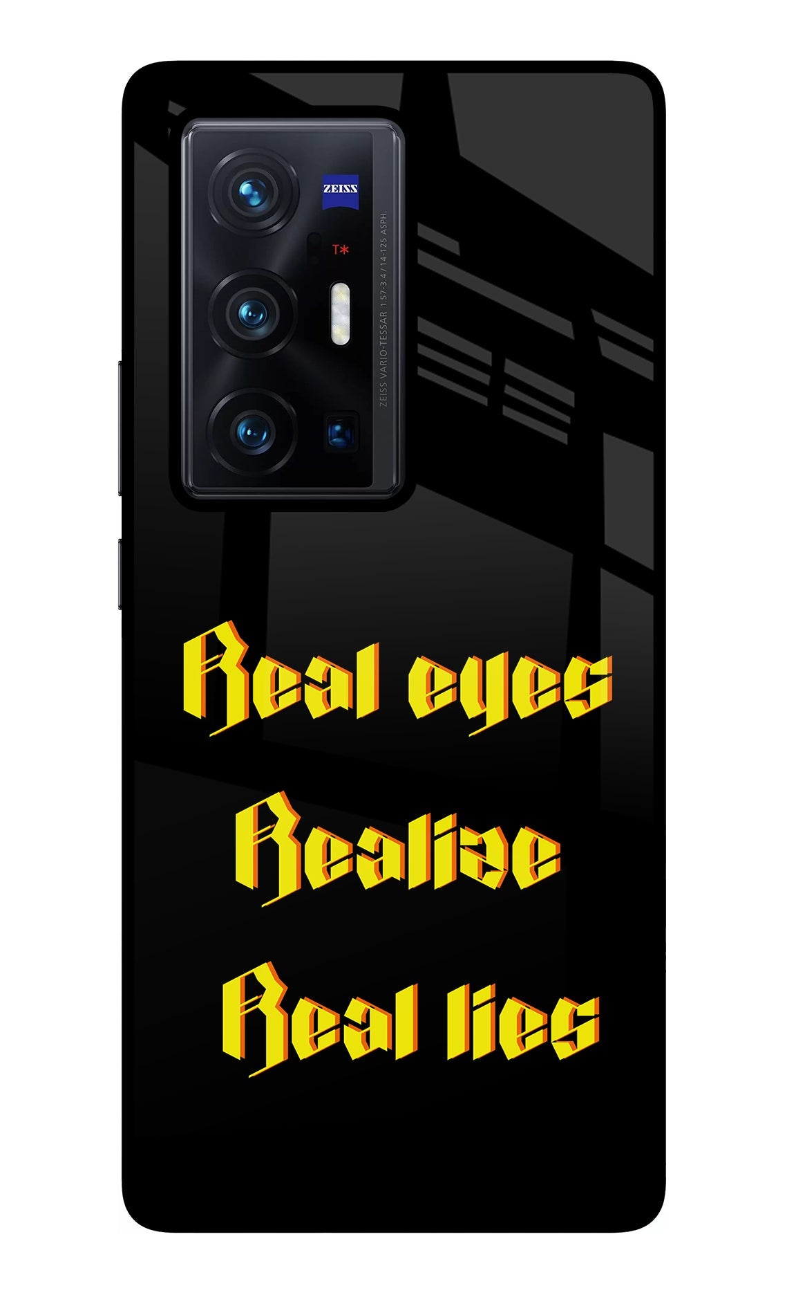 Real Eyes Realize Real Lies Vivo X70 Pro+ Glass Case