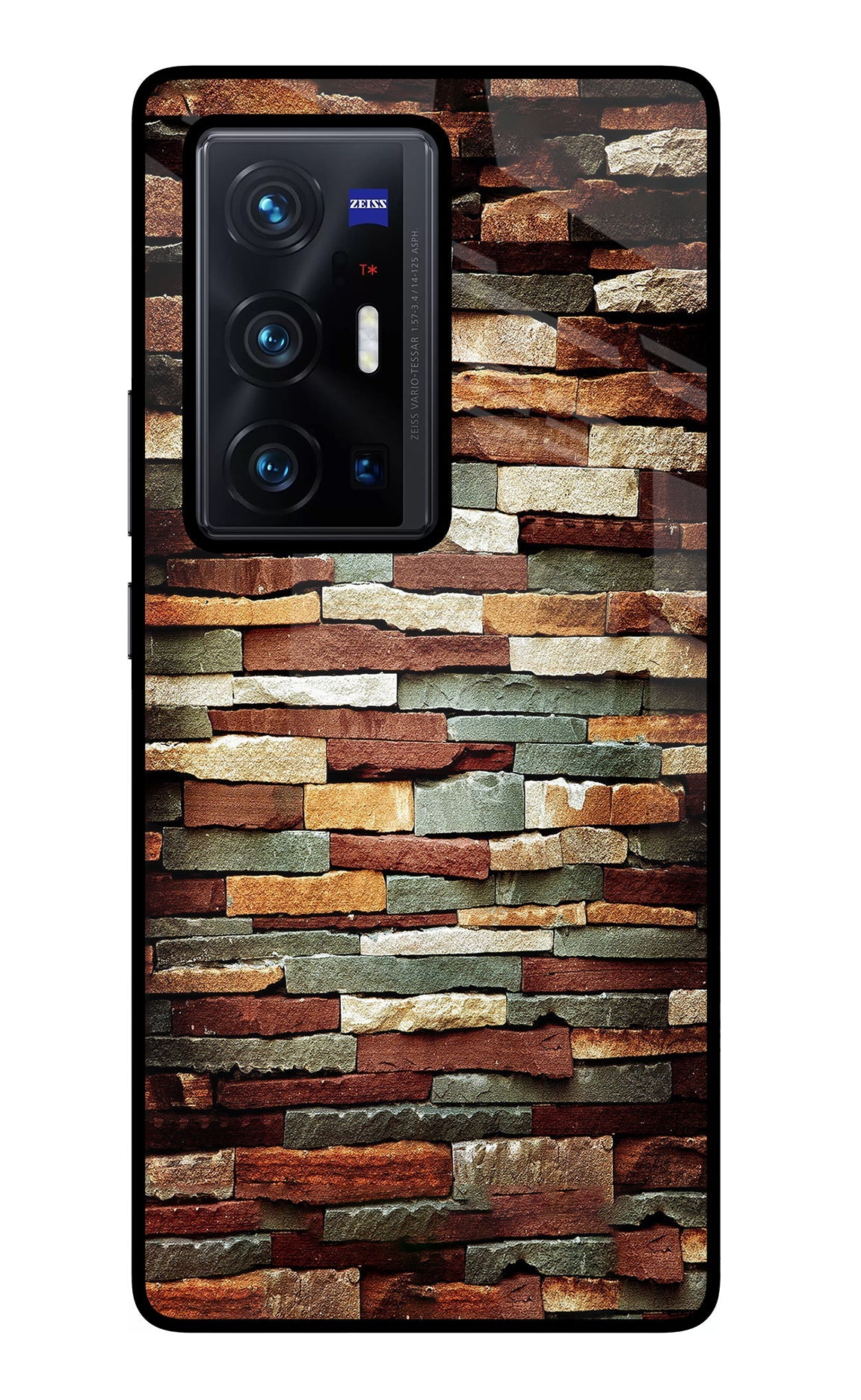 Bricks Pattern Vivo X70 Pro+ Back Cover