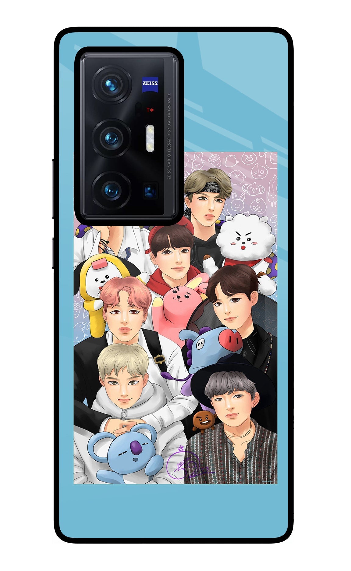 BTS with animals Vivo X70 Pro+ Back Cover