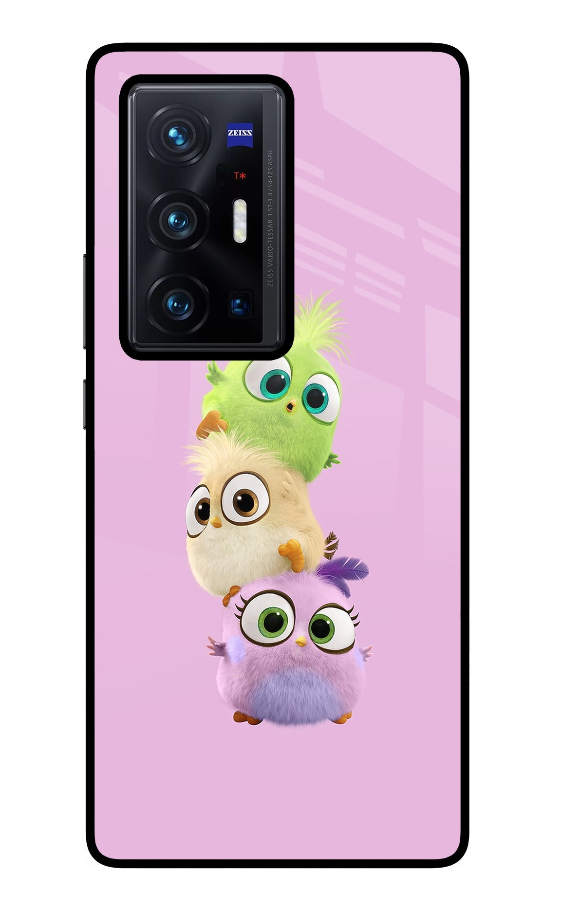 Cute Little Birds Vivo X70 Pro+ Glass Case