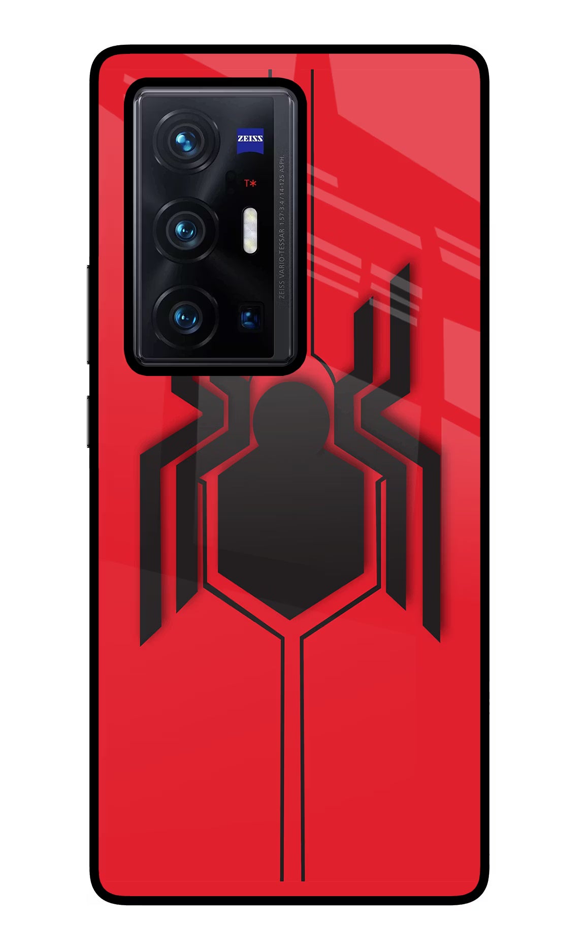 Spider Vivo X70 Pro+ Glass Case Back Cover by Casekaro