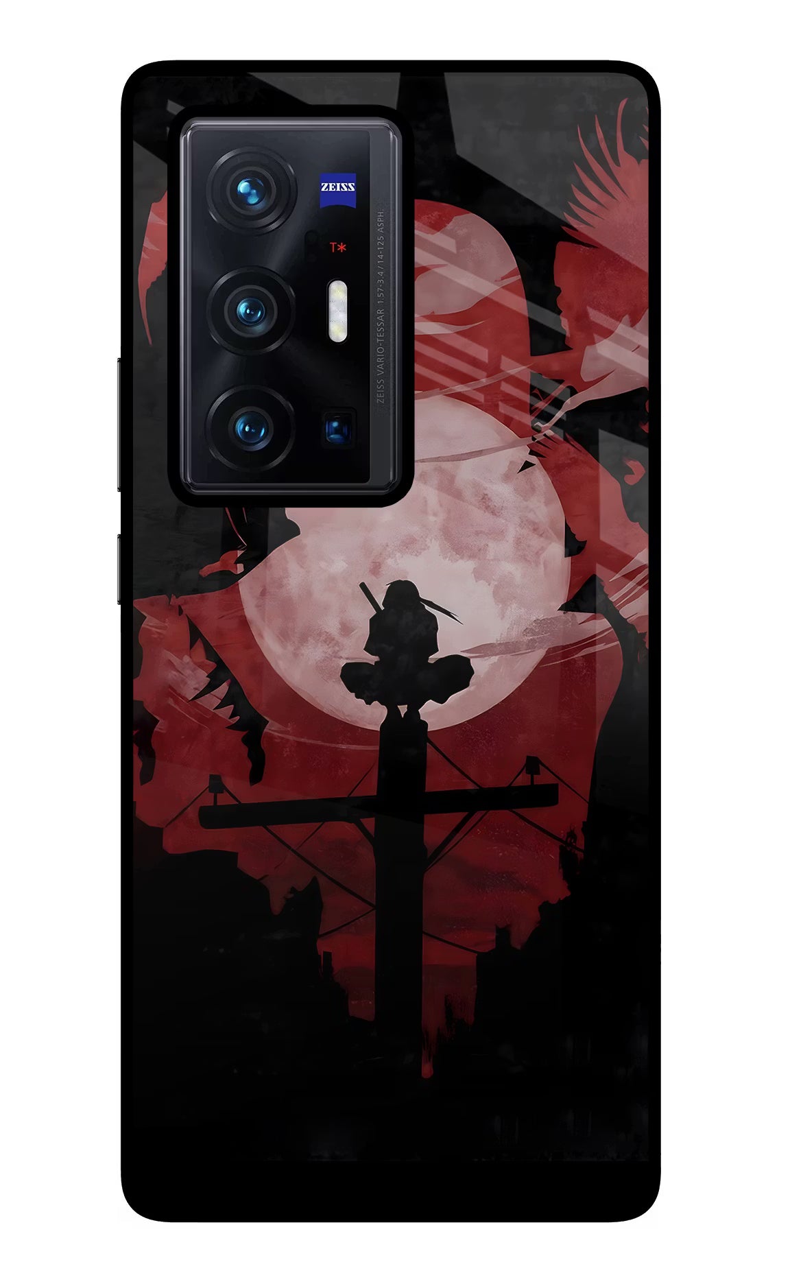 Naruto Anime Vivo X70 Pro+ Glass Case Back Cover by Casekaro