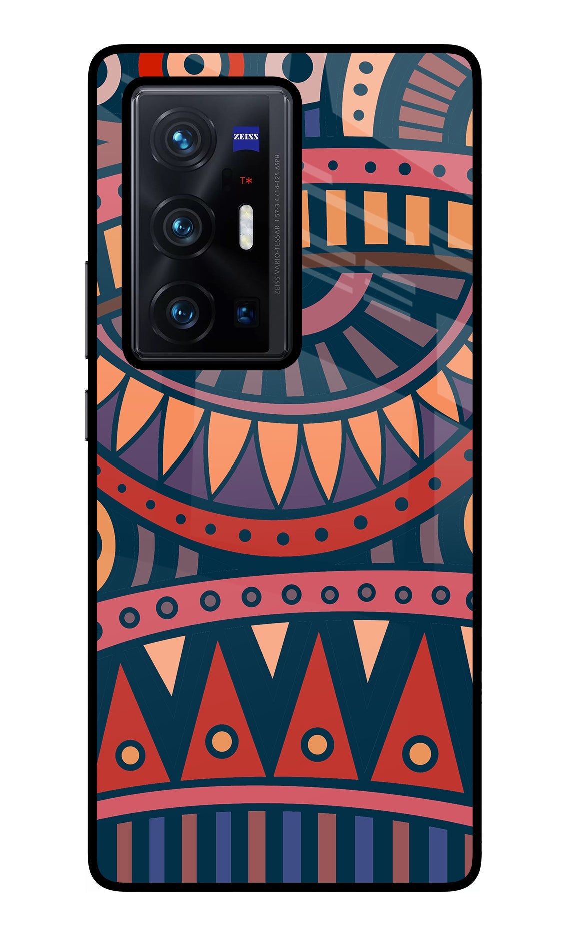 African Culture Design Vivo X70 Pro+ Glass Case