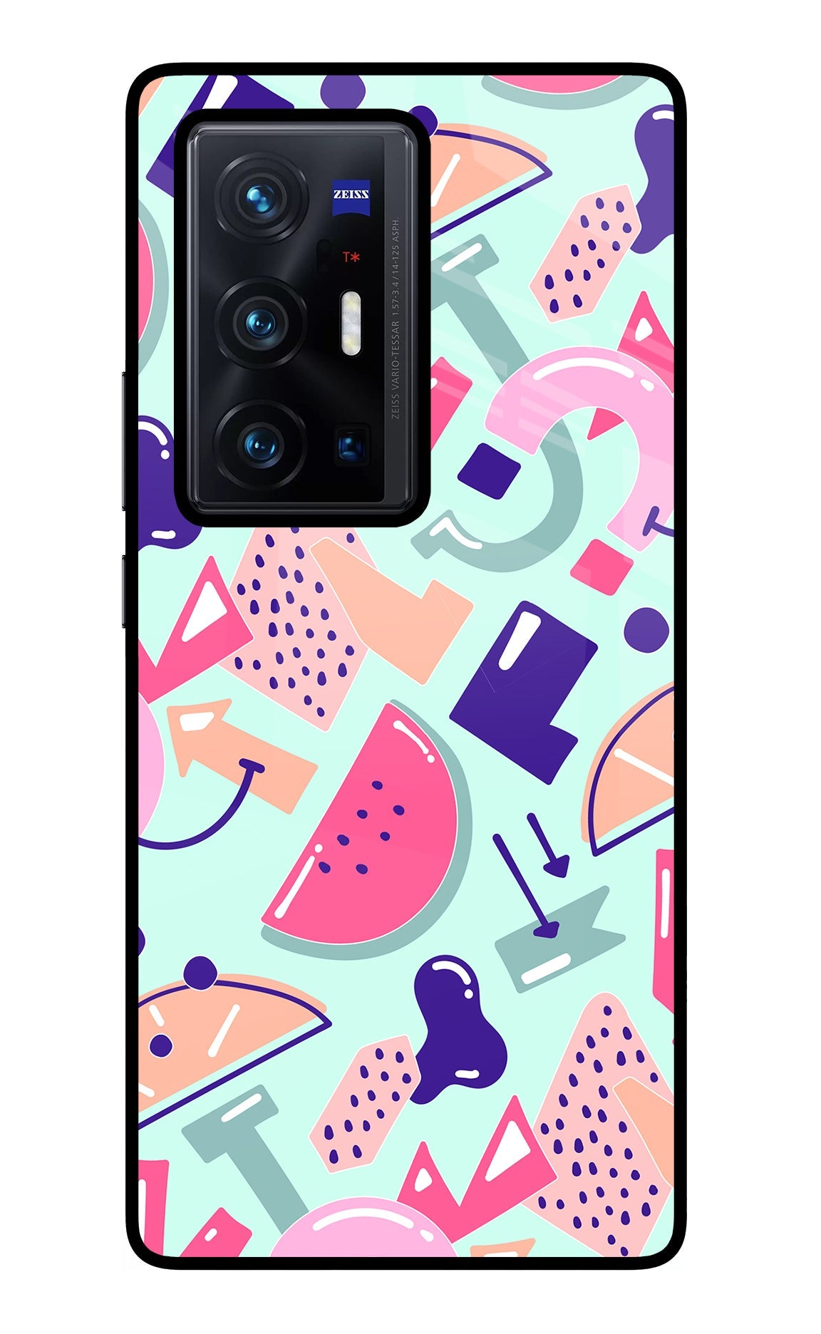 Doodle Pattern Vivo X70 Pro+ Back Cover