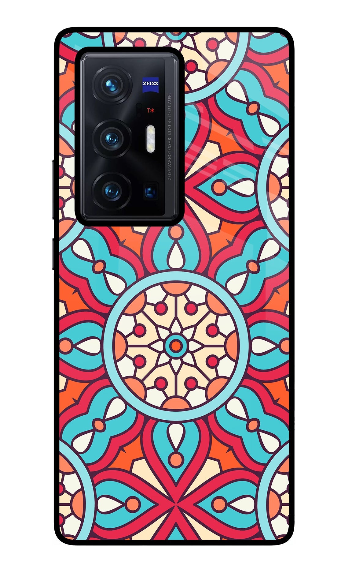 Mandala Geometric Vivo X70 Pro+ Glass Case