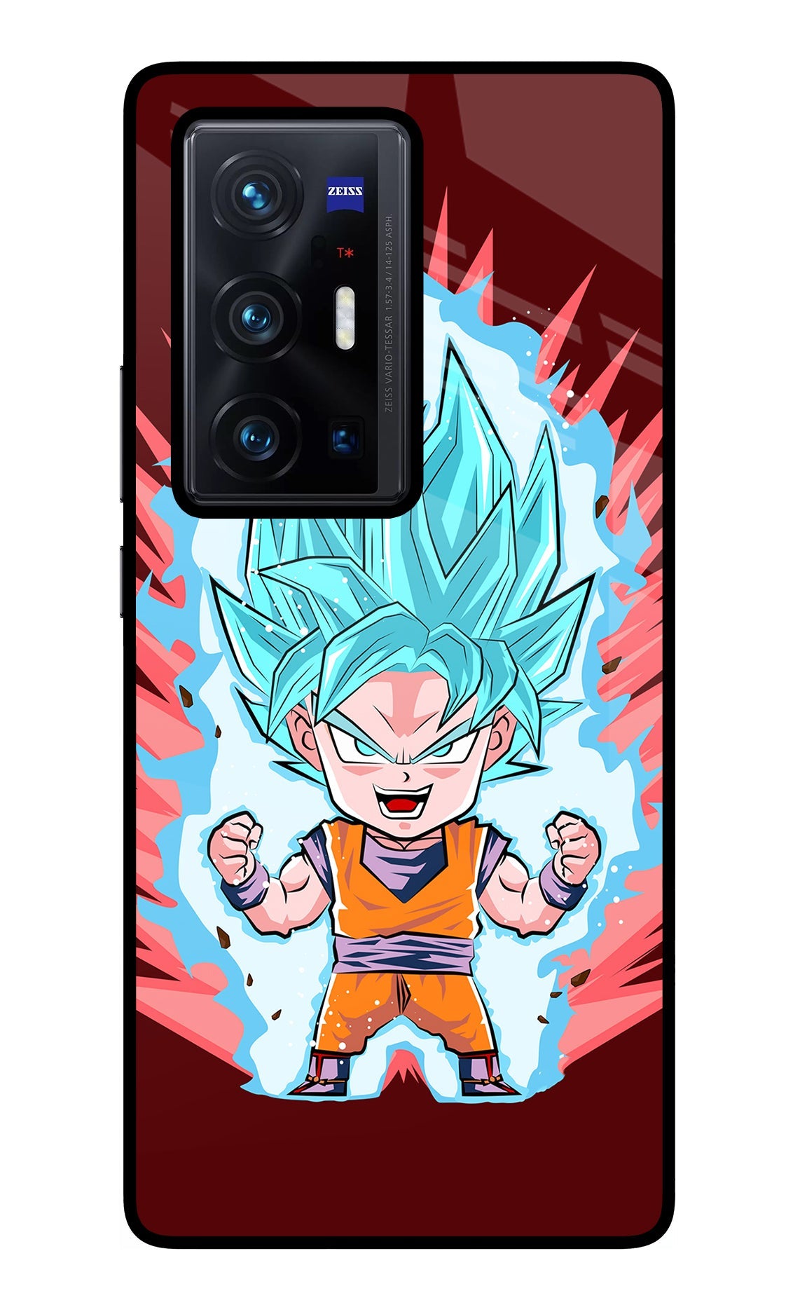 Goku Little Vivo X70 Pro+ Glass Case