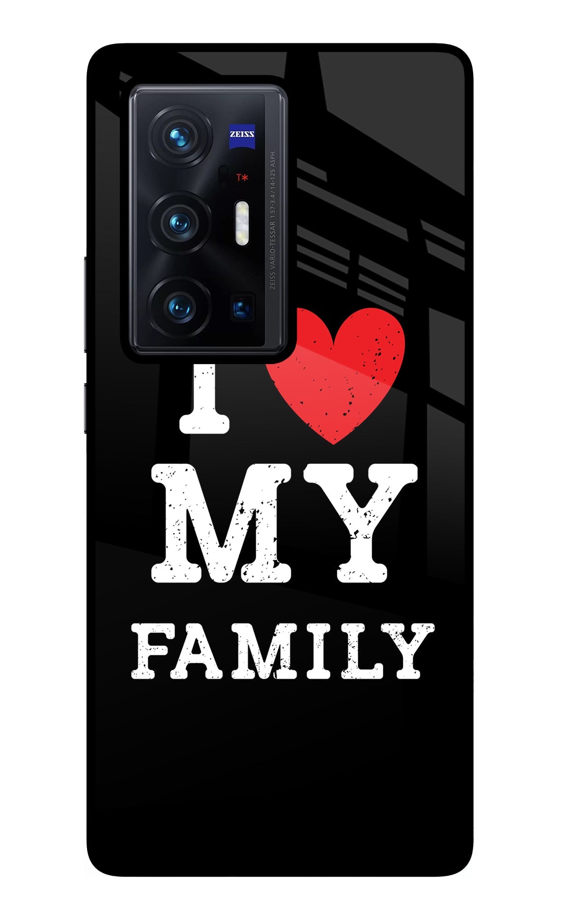 I Love My Family Vivo X70 Pro+ Glass Case