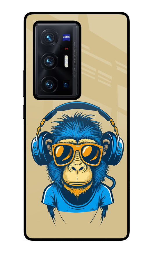 Monkey Headphone Vivo X70 Pro+ Glass Case