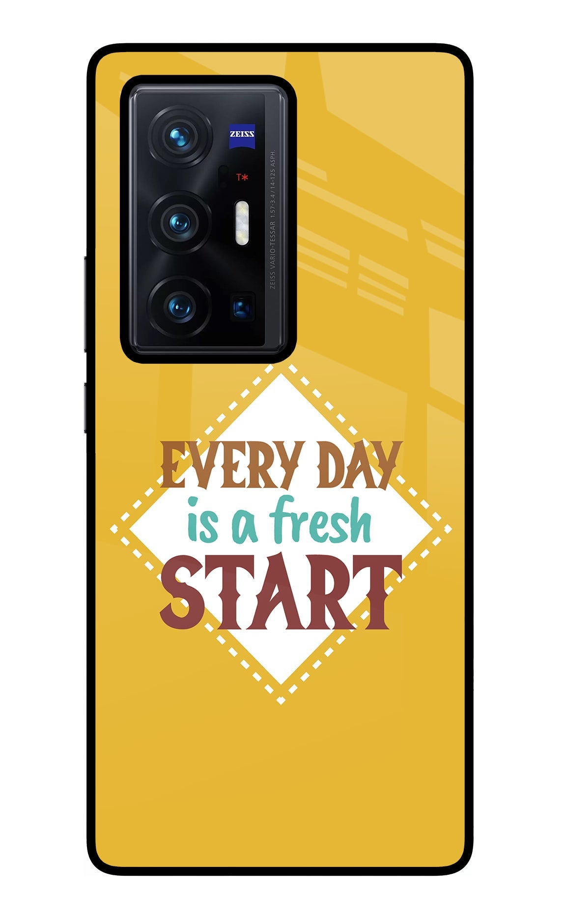 Every day is a Fresh Start Vivo X70 Pro+ Glass Case