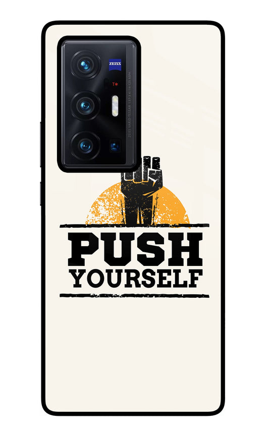 Push Yourself Vivo X70 Pro+ Glass Case