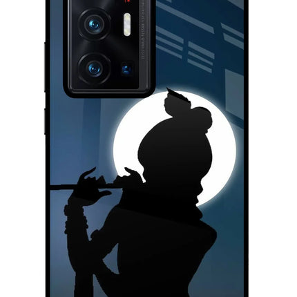 Shri Krishna Silhouette Vivo X70 Pro+ Glass Case