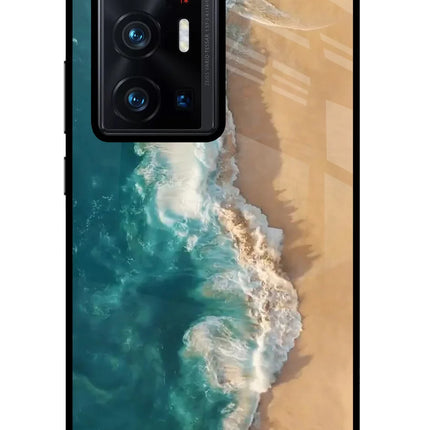 Ocean Beach Vivo X70 Pro+ Glass Case
