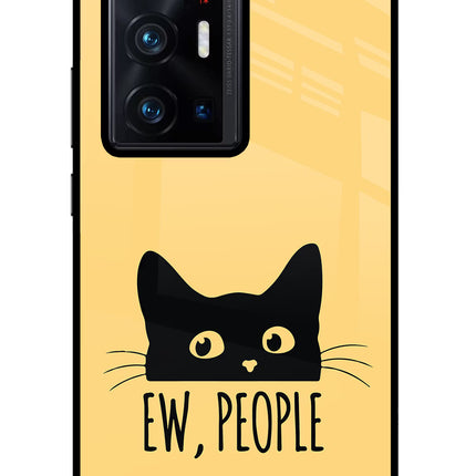 Ew People Catitude Vivo X70 Pro+ Glass Case