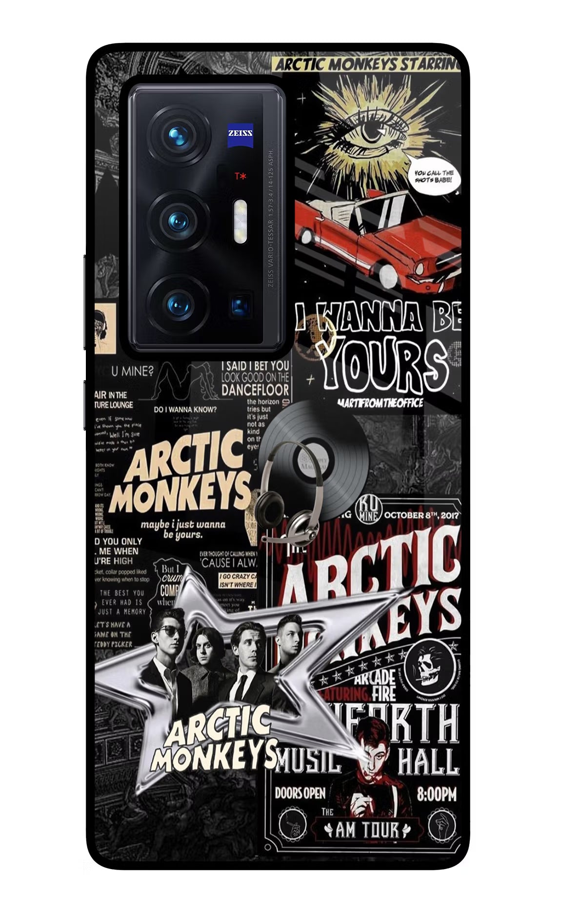 Arctic Monkeys Vivo X70 Pro+ Glass Case Back Cover by Casekaro