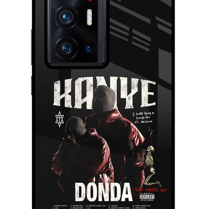 Donda Kanye West Vivo X70 Pro+ Glass Case