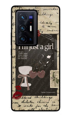 I am just a girl Vivo X70 Pro+ Glass Case