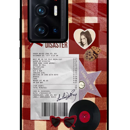 Queen of Disaster Vivo X70 Pro+ Glass Case