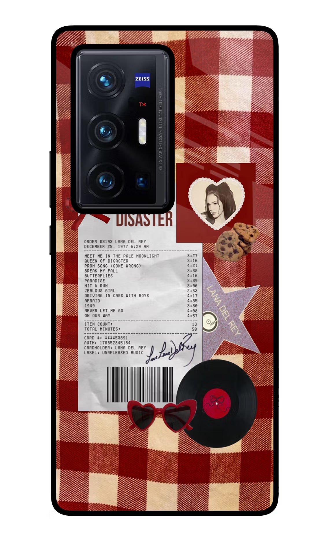 Queen of Disaster Vivo X70 Pro+ Glass Case