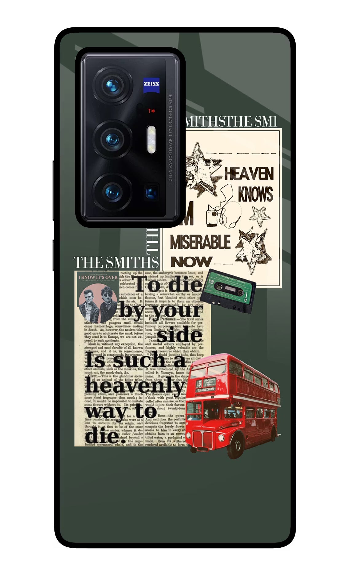 The Smiths Vivo X70 Pro+ Glass Case Back Cover by Casekaro