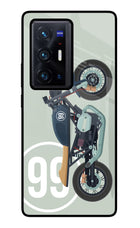 Classic Cafe Racer 99 Vivo X70 Pro+ Glass Case