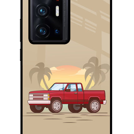Desert Classic Drive Vivo X70 Pro+ Glass Case