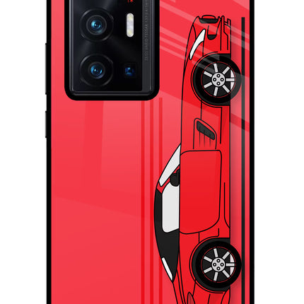 Red Velocity Vivo X70 Pro+ Glass Case